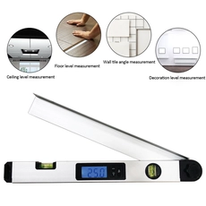Cina Display LCD retroilluminato Righello angolare digitale in alluminio Funzione Misuratore di angolo digitale con precisione di precisione produttore