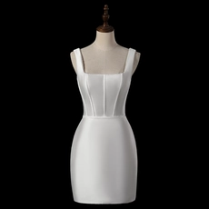 Chine Élégant robe de mariée en satin perlé perlé perle fabricant