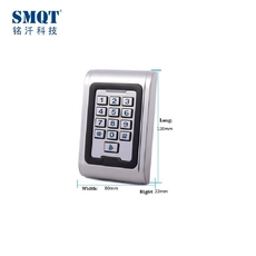Trung Quốc EM 125Khz / 13.56Mhz rfid bàn phím điều khiển truy cập kỹ thuật số cho căn hộ nhà chế tạo
