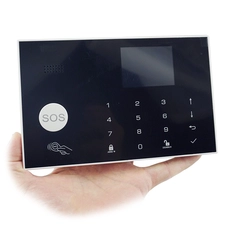 China GSM+WIFI LED Tuya App control voice home alarm system kit EB-828 manufacturer