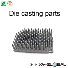 China Sandblasted aluminum A380 precision die cast LED heatsink manufacturer
