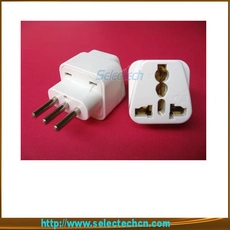 porcelana 10A 250v universal Usa Para Italia Adaptador de enchufe SE-UA12A fabricante