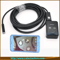 China 2016 nieuwste 9mm endoscoop Borescope Inspectie slang camera wifi 6 LED voor iPhone en Android Phone android externe USB-camera fabrikant