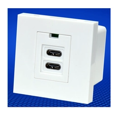 الصين وحدات شحن USB مزدوجة من النوع C USB 45 * 45mm لـ 80 نوعًا من مقبس شاحن USB على الطراز الأوروبي وحدة شاحن 5V 2.1A الصانع