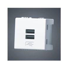 الصين وحدات شحن USB منافذ مزدوجة 45x45mm وحدة شاحن USB 5V 2.1A الصانع