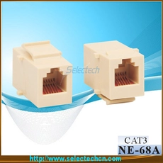 China RJ11 / RJ45 Modular Coupler NE-68 serie fabrikant