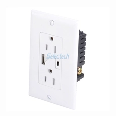 China USB-30 Universal-Wandanschluss USB-A- und Typ-C-Buchse Ladegerät mit USA-Steckdose Hersteller