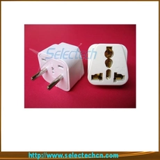 porcelana Universal 10A 250V 4.8MM universal Para Euro adaptador eléctrico Ronda enchufes adaptadores SE-UA9B fabricante