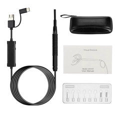 porcelana USB 3 Herramienta de otoscopio digital en 1 Inspección Endoscopio HD Cámara HD Visual Otoscope Otoscopio fabricante