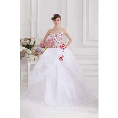 China Nieuw design witte ruches borduurwerk pailletten vestidos de 15 Quinceanera Jurk baljurk fabrikant