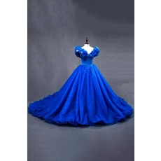 Chine Superbe service OEM taille plus robes de bal bleu royal fabricant