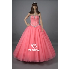 Chine Chérie perles robe robe décolleté de boule de Quinceanera fournisseur de qualité supérieure fabricant