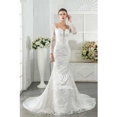 porcelana ZZ nupcial 2017 cariño escote encaje apliques Vestido de novia sirena fabricante