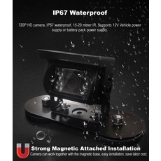 中国 AHD 720p IP 67 wireless camera connet battery or 12V car optinal and the WIFI wireless Disply メーカー