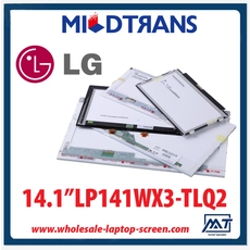 China 14,1 "LG Display CCFL notebook backlight monitor de computador LCD pessoal LP141WX3-TLQ2 1280 × 800 cd / m2 C / R fabricante