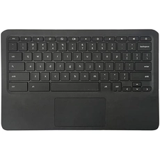 الصين كمبيوتر محمول أسود Palmrest العلوي حالة مع استبدال الجمعية TouchPad الجزء ل HP Chromebook 11 G6 EE L14921-001 الصانع