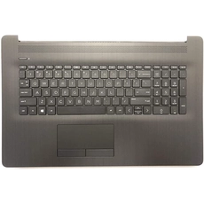 الصين استبدال ل HP Pavilion17by 17-by 17CA 17QA 17Q-CS الكمبيوتر المحمول حالة Palmrest لوحة اللمس مع جزء التجميع لوحة المفاتيح L22750-001 6070B1308103 رمادي الصانع
