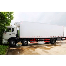 China Dong feng 245hp 9.4M sejuk trak kotak pengilang