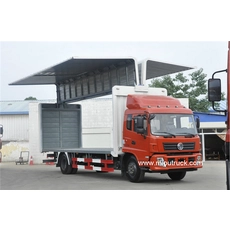 porcelana Carros de Dongfeng 180 caballos de fuerza 4 X 2 7.7 M ala abierta van fabricante