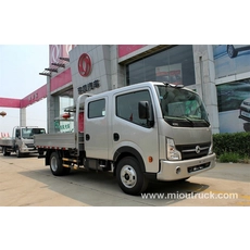 China Dongfeng 4x2 rígido roda EURO 4 130hp 96KW diesel motor caminhão leve de Max cab dupla fabricante