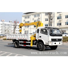 Chine grue Dongfeng 5t bras droit EQ5160JSQZM1 camion à benne montée fabricant