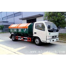 ประเทศจีน Dongfeng Duolika CLQ5070ZXX4 รถบรรทุกขยะที่ถอดออกได้, 99HP, 4X2 ผู้ผลิต