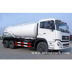 China Dongfeng kinland 6x4 rígido tipo 16 m ³ volume capacidade de esgoto sucção caminhão à venda fabricante