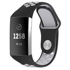 Çin CBFC105 Fitbit Şarj 3 Nefes Yumuşak Silikon Ayarlanabilir Spor Askı üretici firma