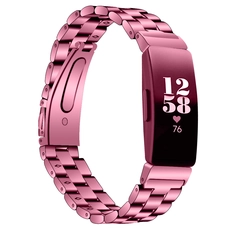 Çin CBFC56 3-Link Zinciri Fitbit İçin Paslanmaz Çelik Watch Band Inspire / Inspire HR üretici firma
