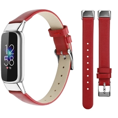 China CBFL09 Women Men Casual Real Genuine Leather Watch Straps For Fitbit Luxe Watch Leather Belt manufacturer