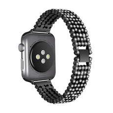 Chiny CBIW1030 Bling Rhinestone Metalowa opaska na zegarek do zegarka Apple 38mm 42mm producent
