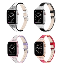 中国 CBIW231ブリンブリンダイヤモンドセラミック本革時計バンドアップルウォッチ44mm40mm 42mm 38mm メーカー