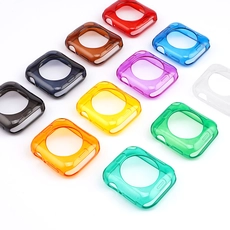 중국 CBIW254 뜨거운 판매 명확한 투명 TPU 커버 시계 케이스 사과 시계 38mm 40mm 42mm 44mm 제조업체