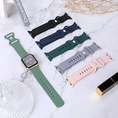 Китай CBIW262 Спортивные силиконовые наручные часы Band Band Brap для Apple Smart Watch Bands серии 6 5 4 3 SE для iWatch 38 42 40 44 мм производителя