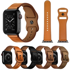 الصين CBIW263 Top Grain Houwine Leather Watchband for Apple Watch Ultra Series 8 7 SE 6 5 4 3 الصانع