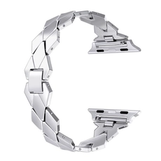 Chiny CBIW313 Slim Metal Link Chain Inteligentny pasek do zegarka Apple Watch Series 4 3 2 1 producent