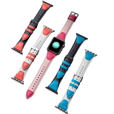الصين CBIW405 جلد طبيعي استبدال الفرقة حزام ل Apple Watch SE Series 6 5 4 3 2 1 الصانع