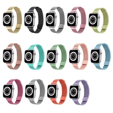 porcelana CBIW438 CLASP MAGNÉTICO MILANESE MESH MESH Aleación Metal Banda de reloj para Apple Watch 38/40 / 41mm 42/44 / 45mm fabricante