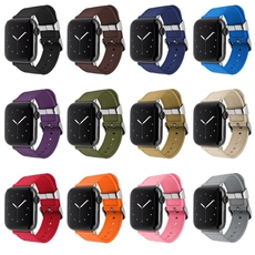 Chiny CBIW464 22mm Szerokość Płótno Nylon Opaski Pasek do oglądania jabłek Nylon Band 38/40 / 41mm 42/44 / 45mm producent