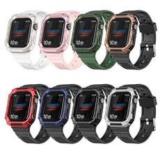 الصين CBIW498 حزام TPU Watchband Rugged لسلسلة Apple Watch Series 7 41 مم 45 مم وفرقة الصانع