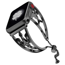 Cina CBIW50 Cinturino dell'orologio in acciaio inossidabile con diamante a taglio cavo per Apple Watch con pendente produttore