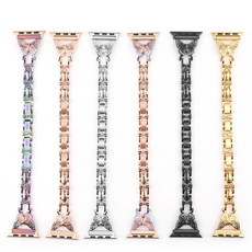 الصين CBIW505 حزام سوار Link Metal Link لـ Apple Watch Band Series 7 SE 6 5 4 3 الصانع