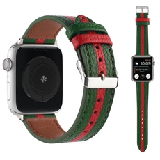 الصين CBIW509 TOP GRAIN LEATHERS FORS Apple Watch 38mm 40mm 41mm 42mm 44mm 45mm الصانع
