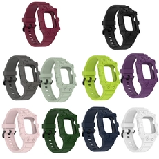 الصين CBIW511 نطاقات سليكون مقاومة للصدمات مع علبة واقية لـ Apple Watch 38/40/41mm 42/44/45mm الصانع