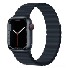 الصين CBIW527 مخصصة حلقة قابلة للتعديل شريطية سليكون مغناطيسية شريط لحزام Apple Watch Ultra 49mm لسلسلة IWatch 8 7 6 5 4 3 الصانع