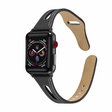 China CBIW69-2 Schlankes echtes Lederarmband für iWatch-Serie 1 2 3 4 Hersteller