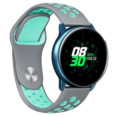 China CBSW24  Silicone Rubber Wrist Watch Band For Samsung Galaxy Watch Active manufacturer