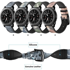 Cina CBSW415 Cinturino in silicone per camuffamento in vera pelle produttore
