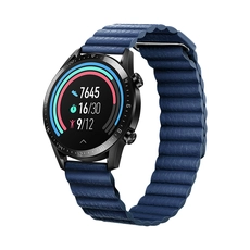 China CBSW79 Schnellverschluss Magnetschleife Echtes Leder Uhrenarmband Für Samsung Galaxy Watch3 45mm 41mm R850 R840 Hersteller