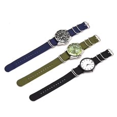 Chine CBUS104 18mm 20mm 22mm 24mm Bracelet de montre en tissu de sport de l'armée Bracelet en nylon fabricant